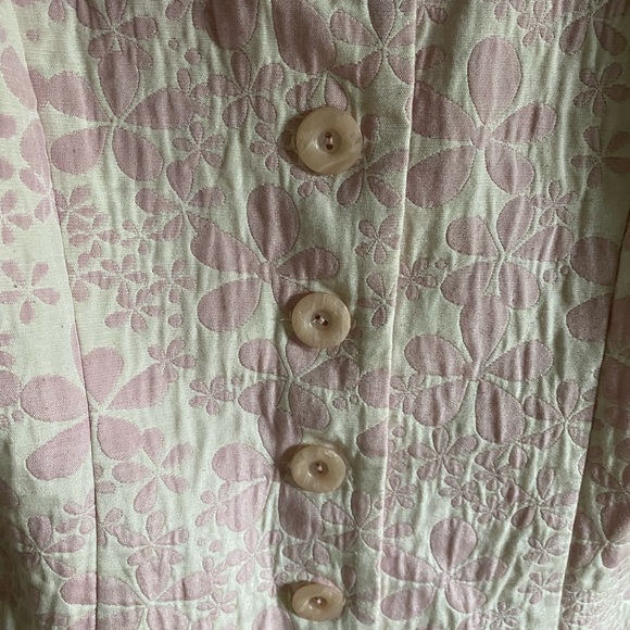 Cute Vintage Pink Floral Jacket - Picture 5 of 5